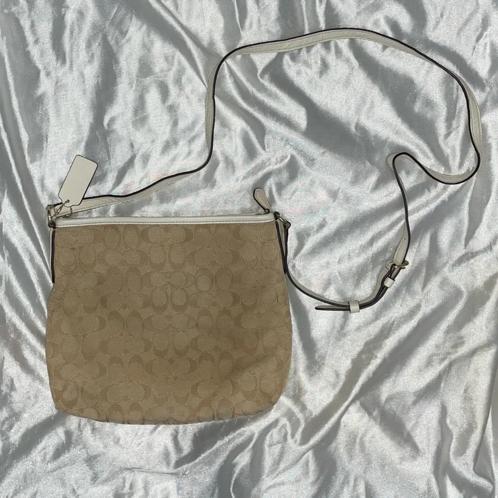 Coach Signature File Crossbody Bag